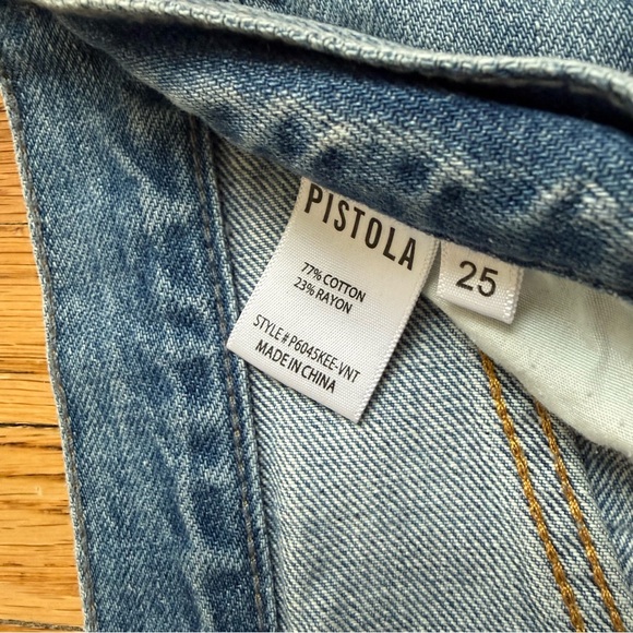 NWOT Pistola “Cassie” Super High Rise Straight - Picture 3 of 4